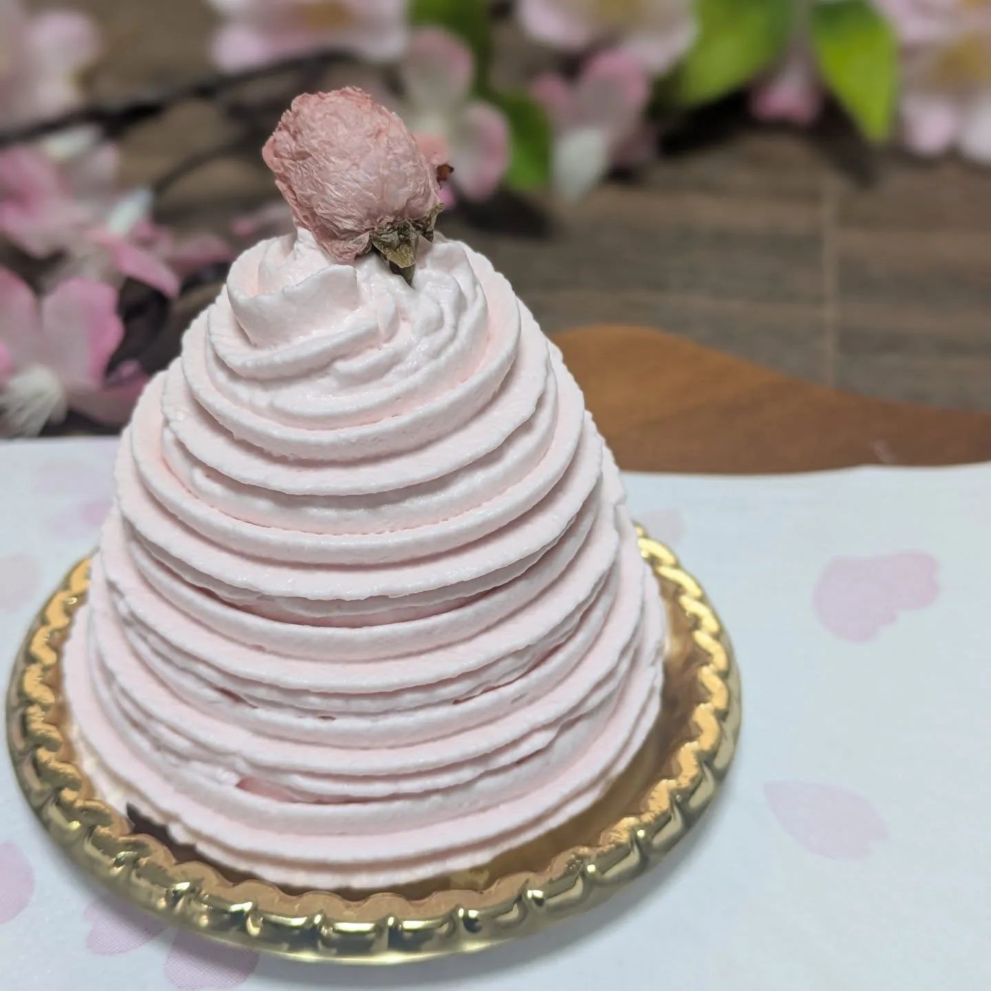 春のケーキです🌸