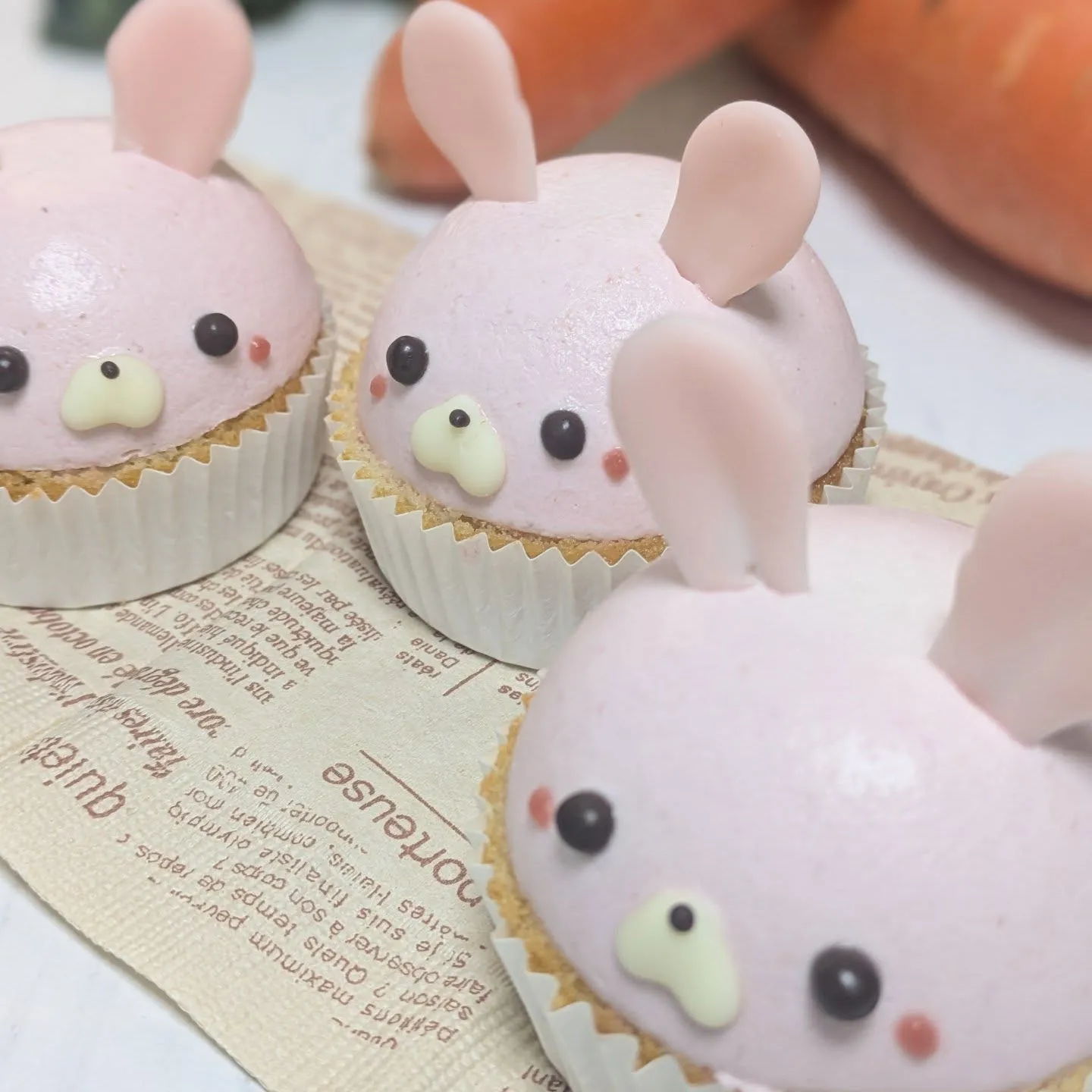 ウサギのケーキです🐰🍓